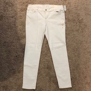 White Rockstar Jeans